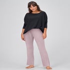 Velour Bootcut Lounge Pants image number null