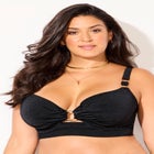 Shimmer Ring Bra Sized Underwire Bikini Top image number 0
