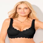  Scallop Trim Underwire Bikini Top image number 4