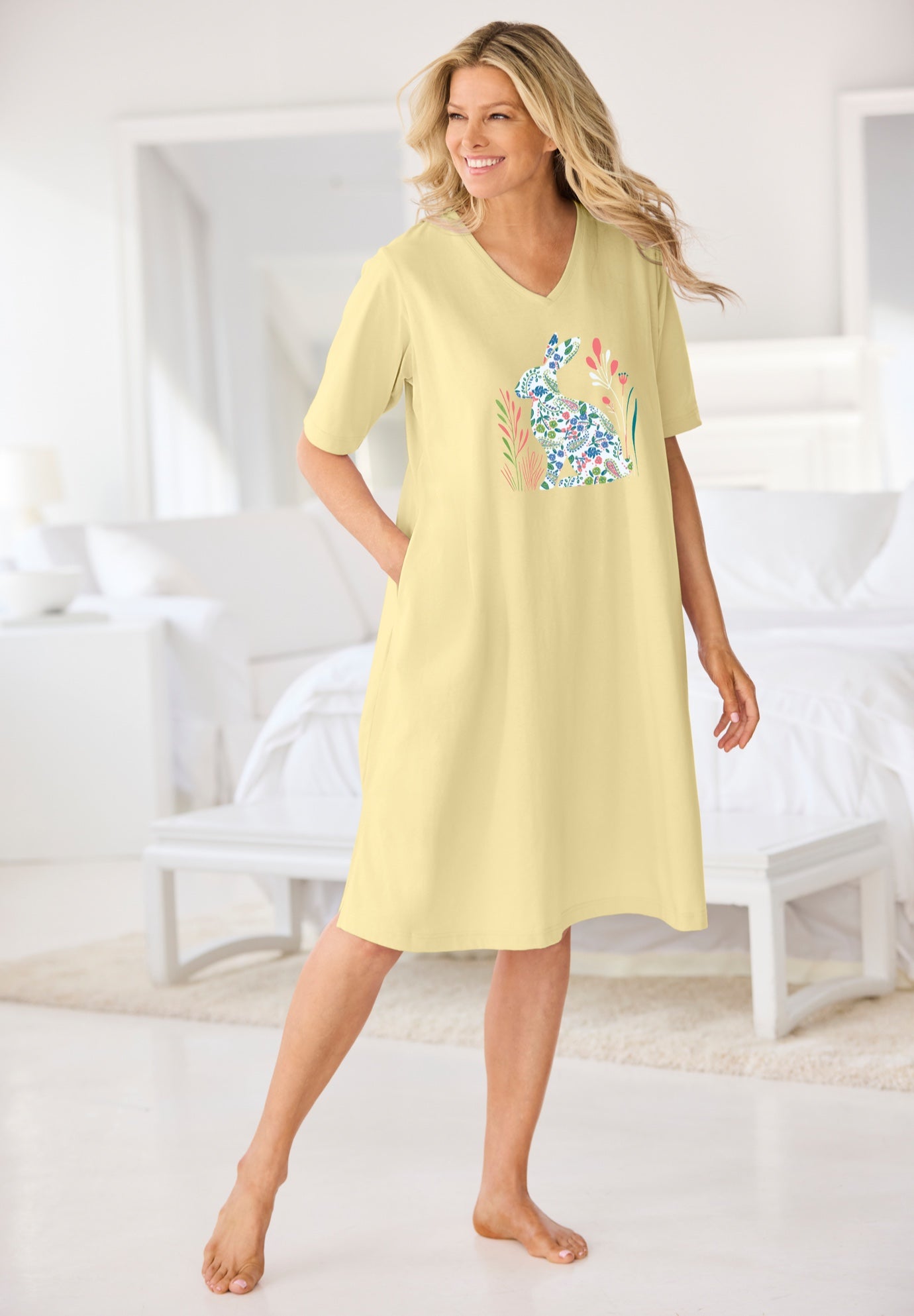 Only Necessities&reg; Graphic Sleepshirt image number 4