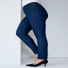 Stretch Denim Straight-Leg Jegging image number null