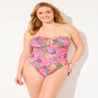 Braided Bandeau One Piece Swimsuit image number null