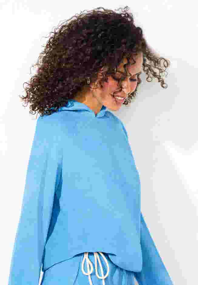 Baby French Terry Hoodie Cover Up image number 2