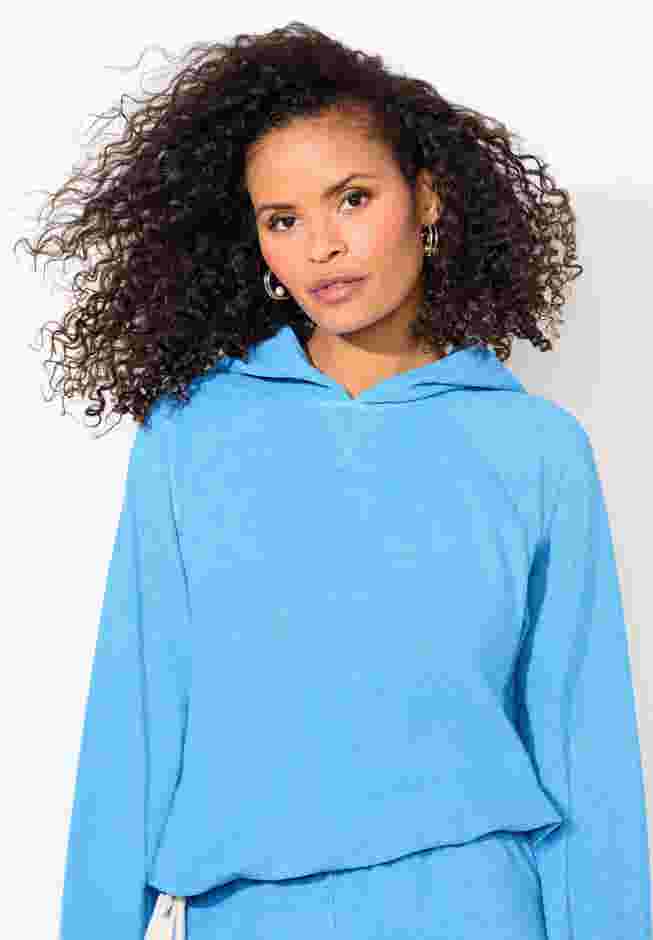 Baby French Terry Hoodie Cover Up image number 3