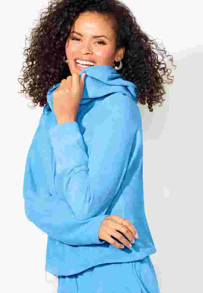 Baby French Terry Hoodie Cover Up image number 4