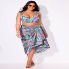 Lightweight Adjustable Sarong Wrap Skirt Cover Up image number null