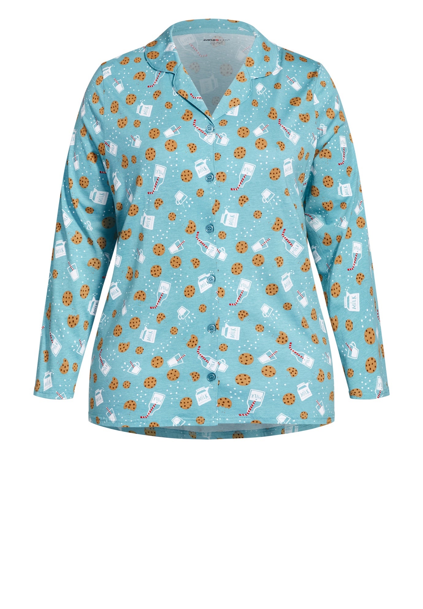 Button Through Sleep Top image number 2