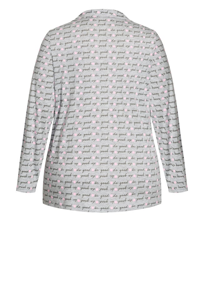 Button Through Sleep Top image number 5