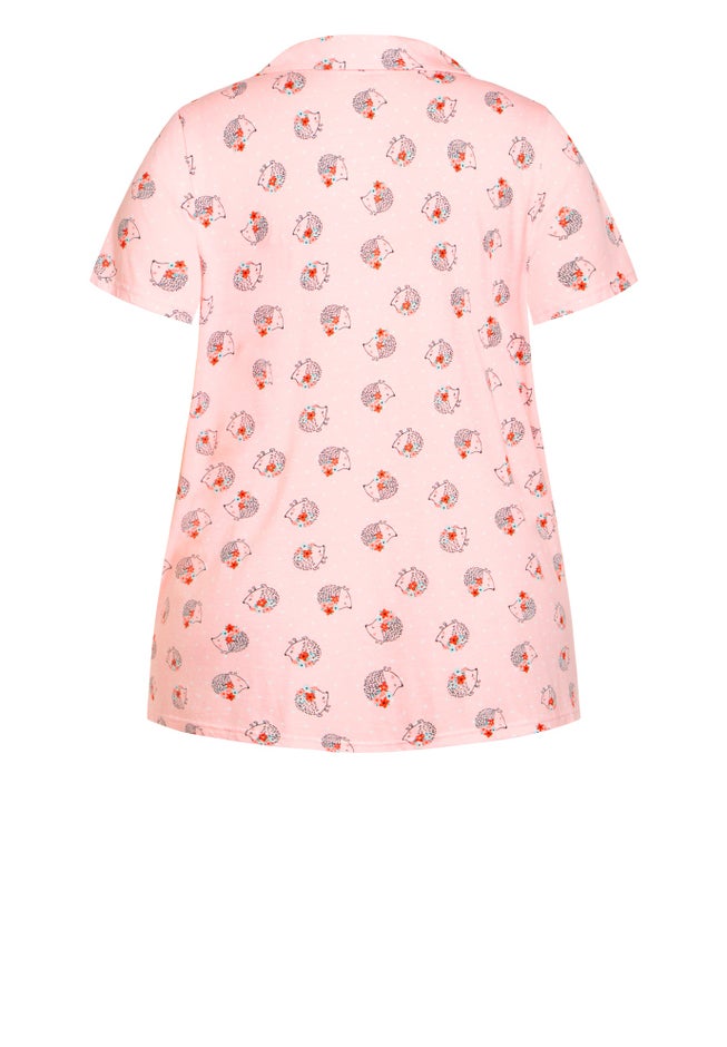 Hedgehog Button Sleep Top image number 3