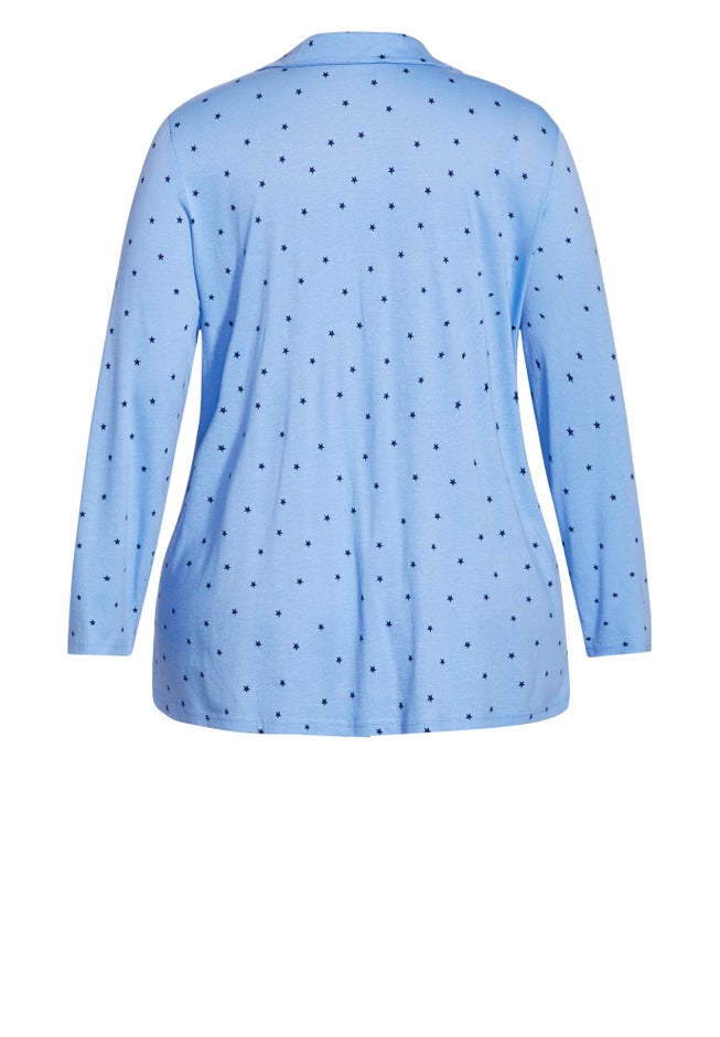 Button Star Sleep Top image number null