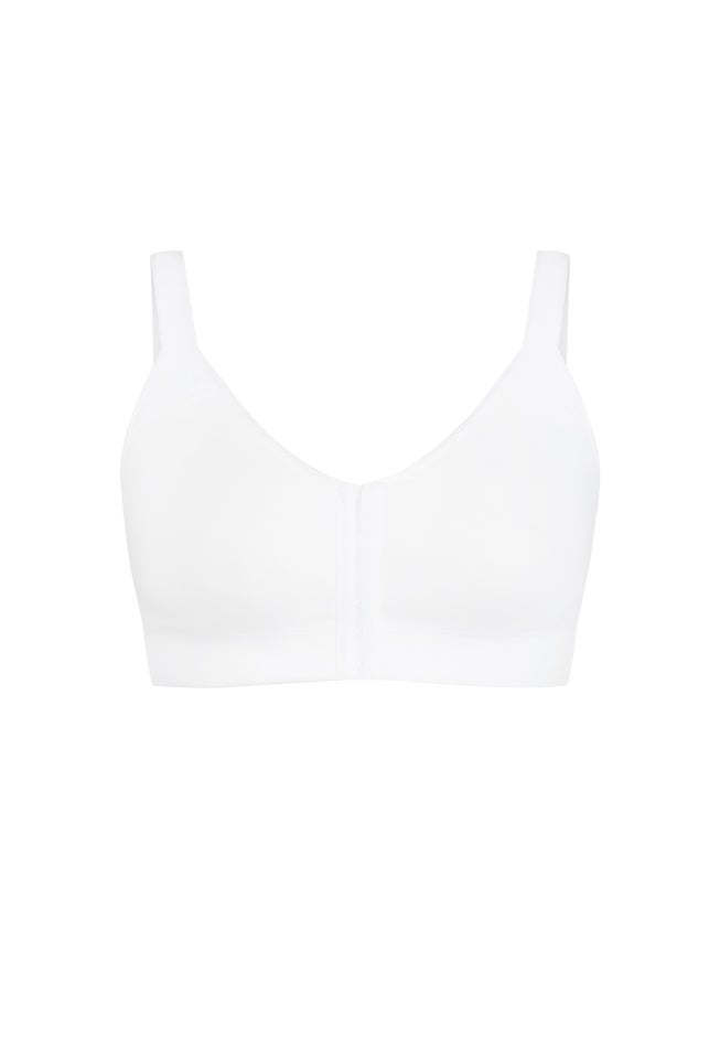 Comfort Cotton Wire Free Front Close Bra image number 2