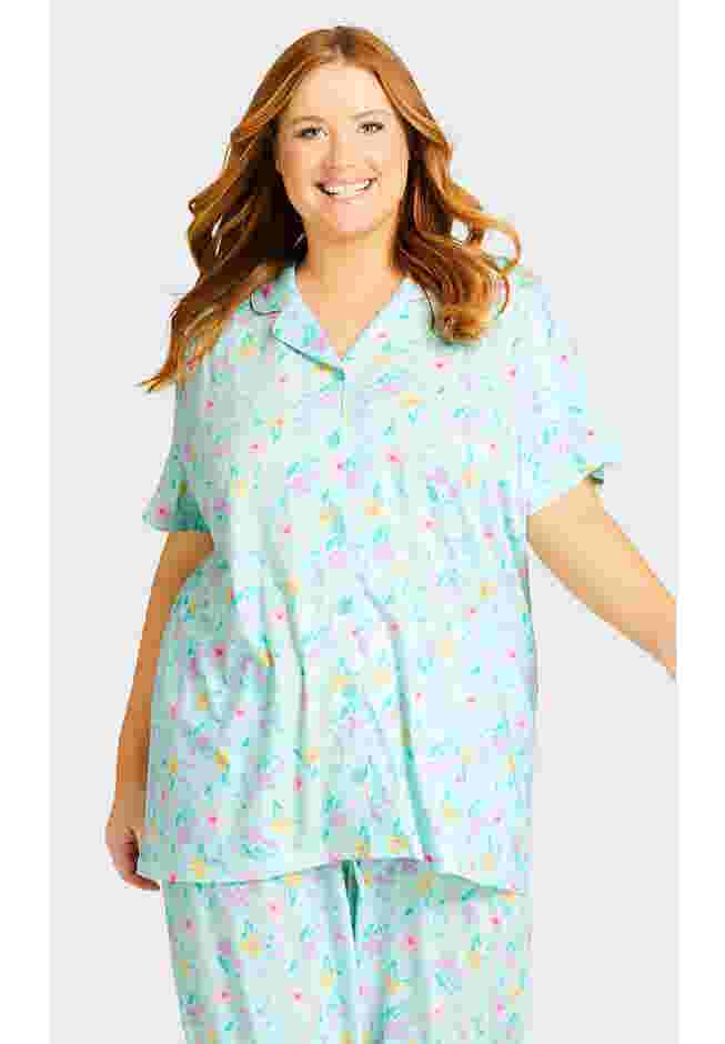Button Up Sleep Top image number 3