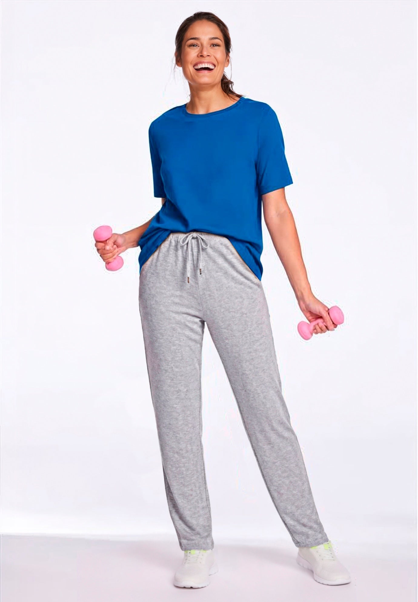 Sport Knit Straight-Leg Pull-On Pants image number 0