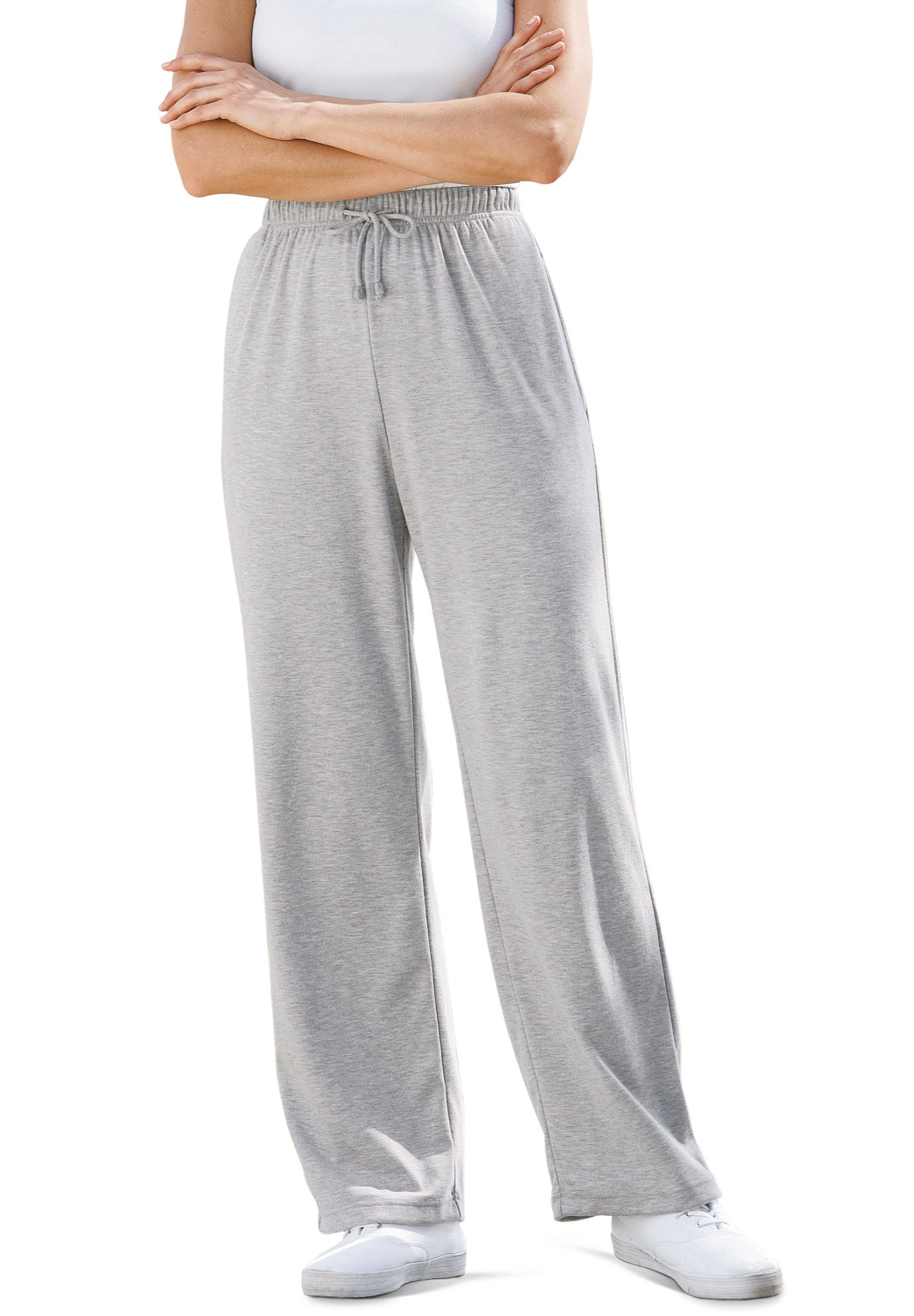 Sport Knit Straight-Leg Pull-On Pants image number 5