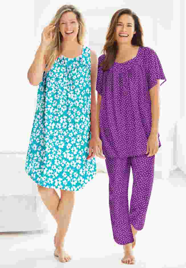 Graphic Tee PJ Set image number 4