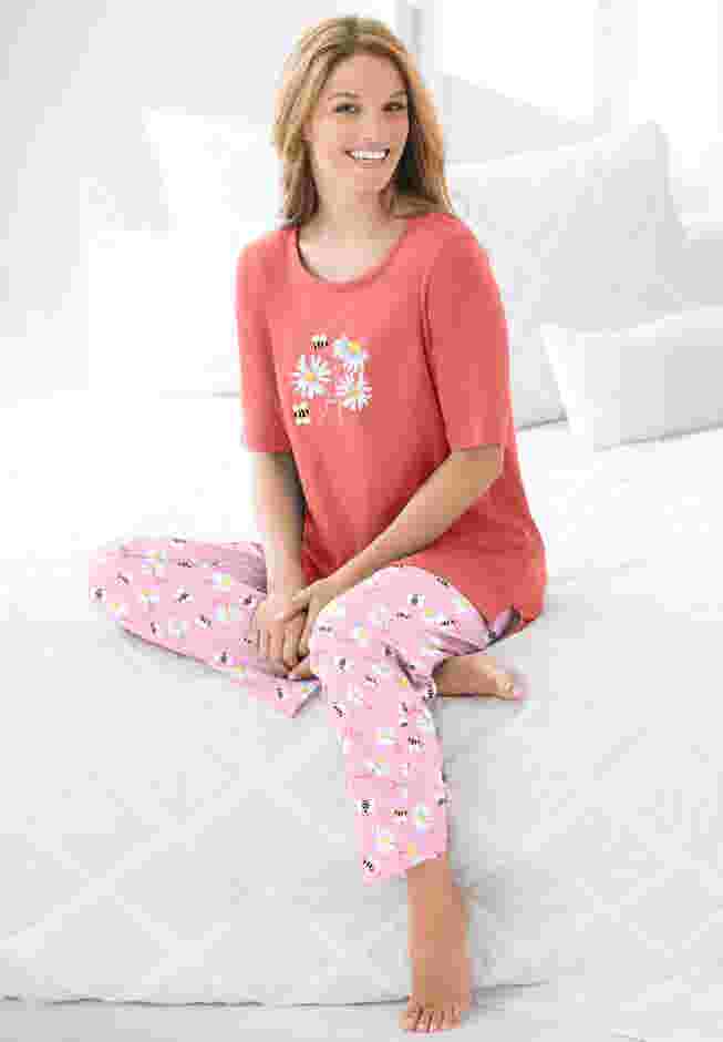Graphic Tee PJ Set image number 6