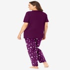 Graphic Tee Pure Cotton PJ Set image number 1