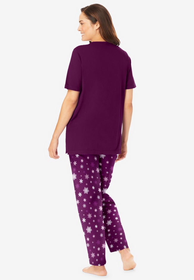Graphic Tee Pure Cotton PJ Set image number 1