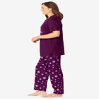 Graphic Tee Pure Cotton PJ Set image number 2