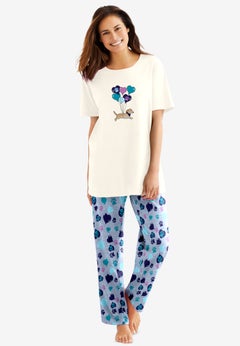 Graphic Tee Pure Cotton PJ Set