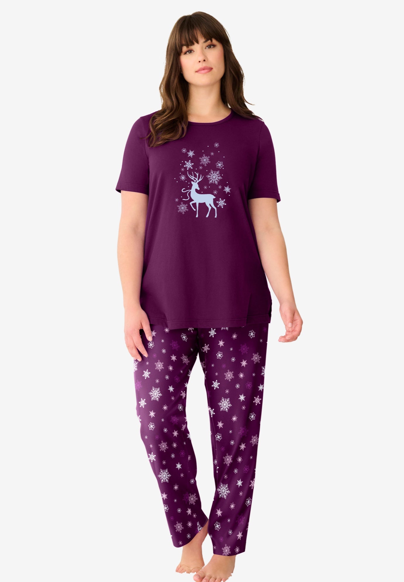 Graphic Tee Pure Cotton PJ Set image number 0