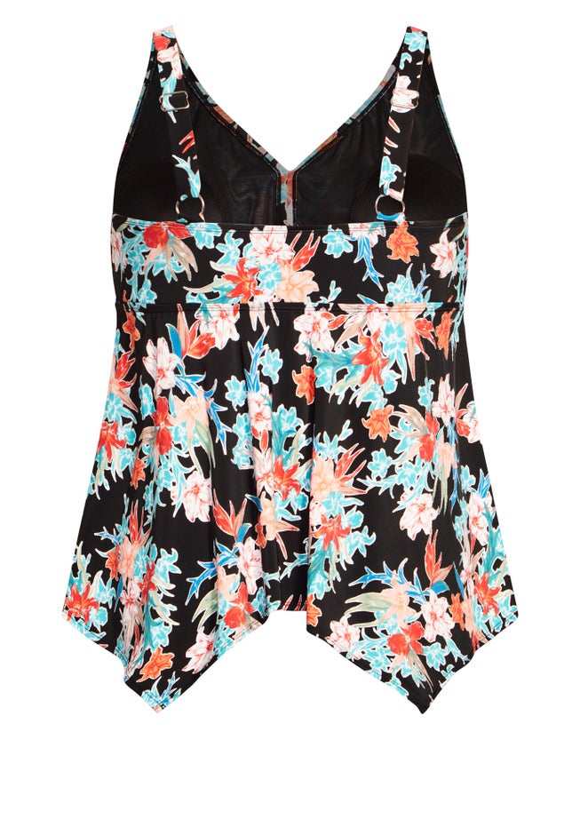 Sharkbite Print Tankini Top image number 3