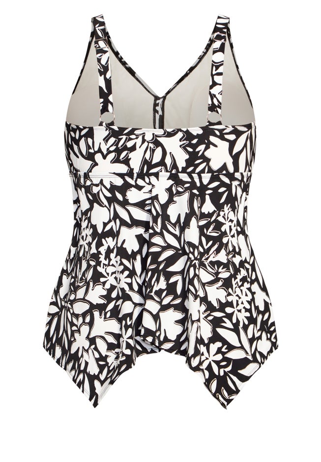 Sharkbite Print Tankini Top image number 3