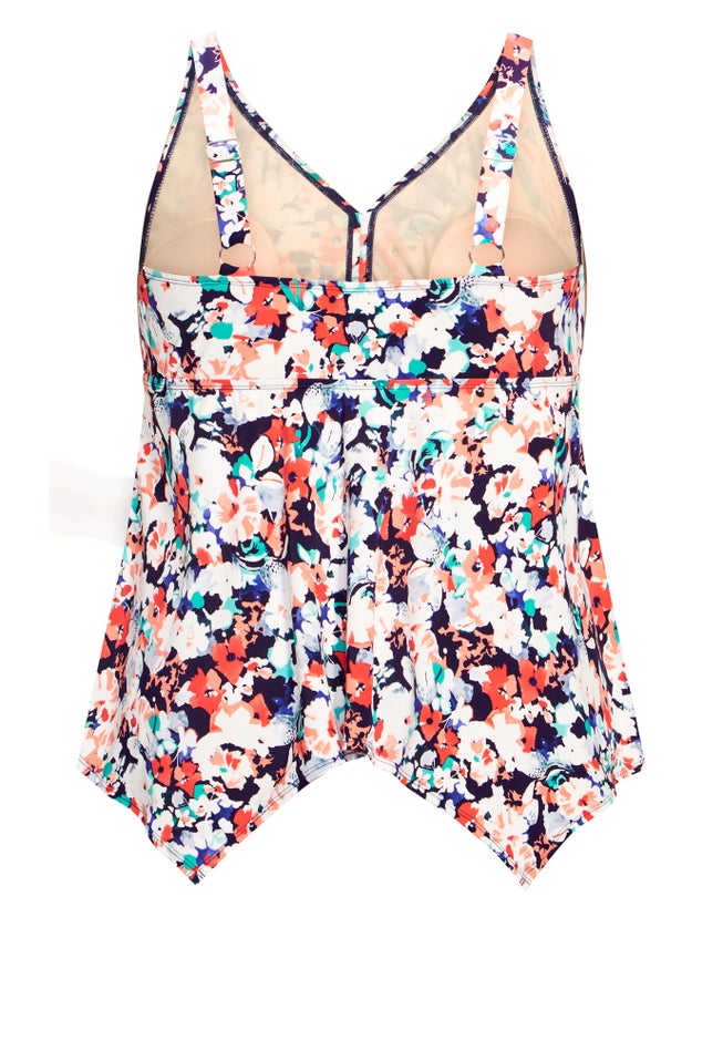 Sharkbite Print Tankini Top image number 3