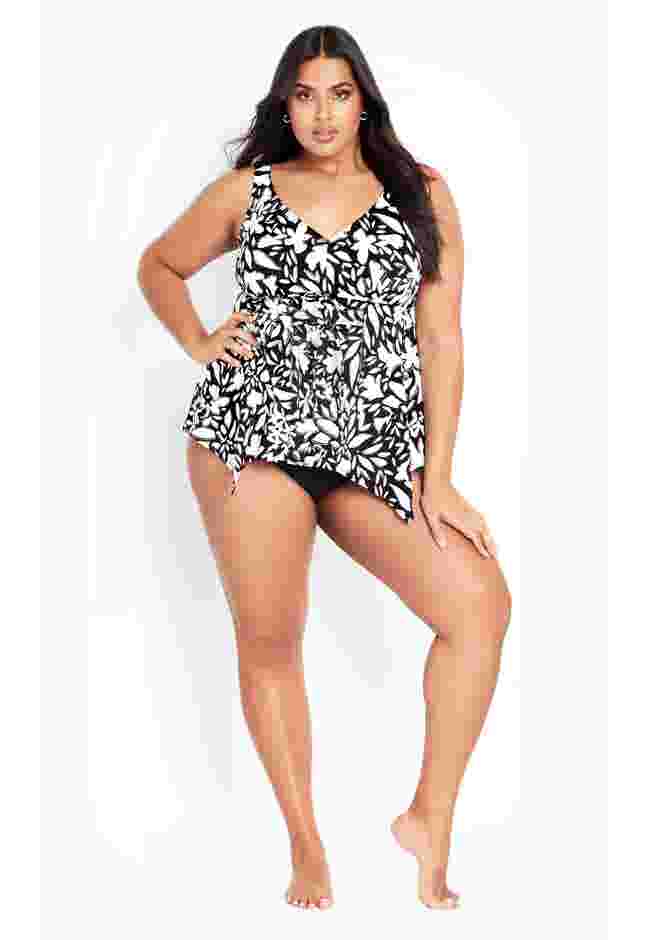 Sharkbite Print Tankini Top image number 0