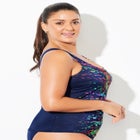 Chlorine Resistant Classic Scoop Neck Tankini Top image number 3