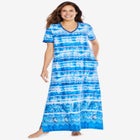 V-NECK SHORT SLEEVE MAXI LOUNGER image number null