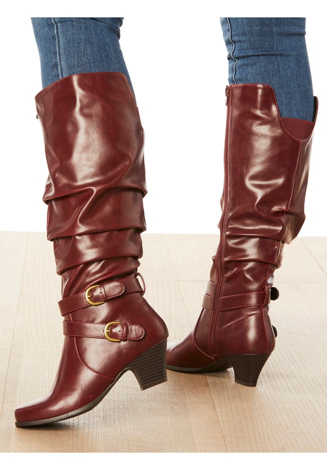 The Cleo Tall Wide Calf Boot By Comfortview image number 7