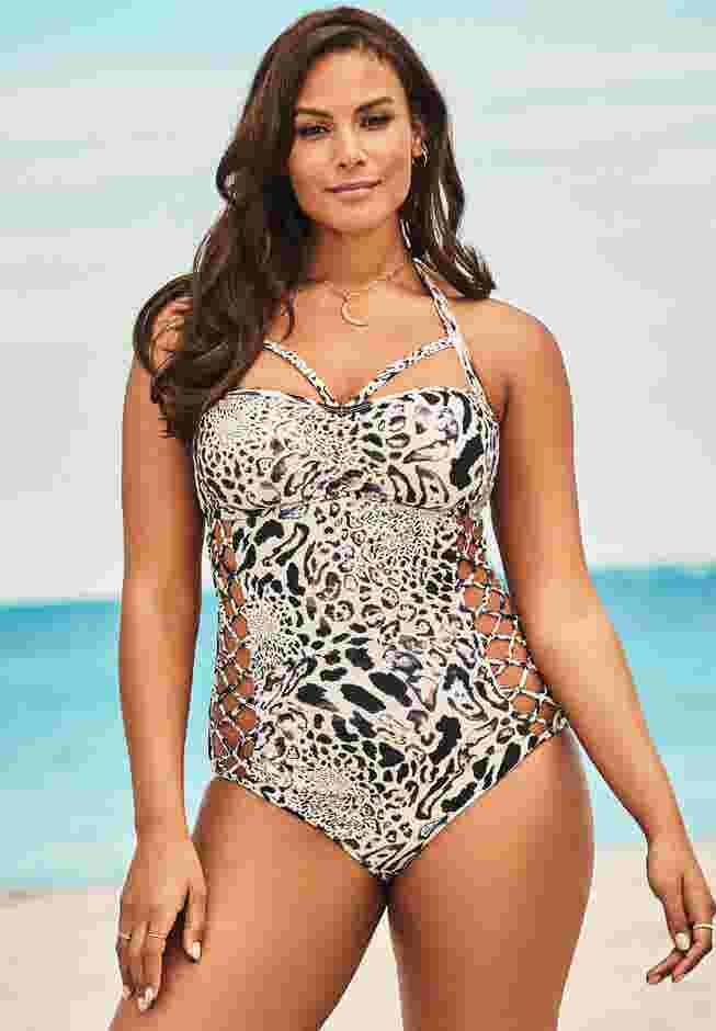 Boss Underwire One Piece Swimsuit image number 0