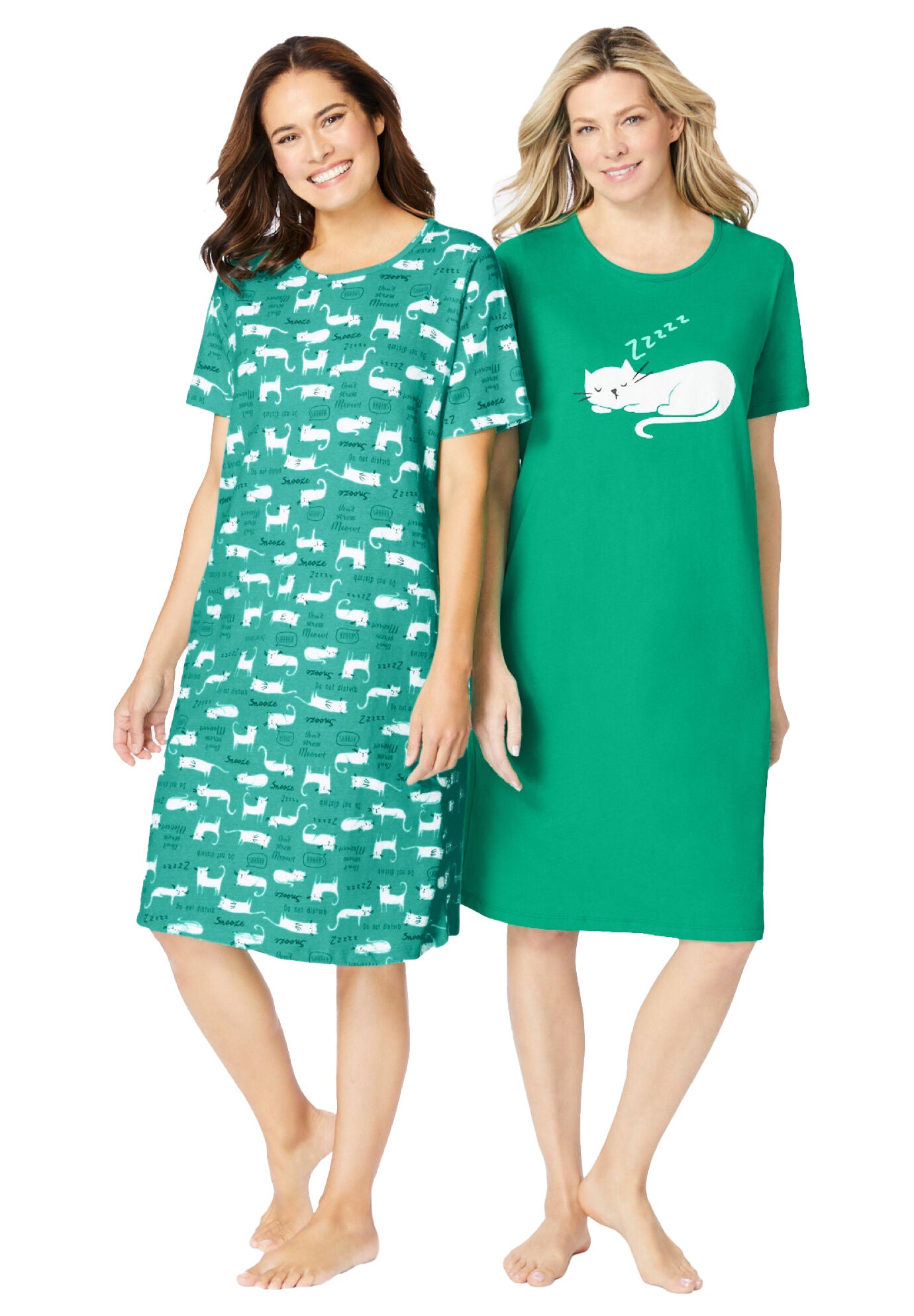 2-Pack Short-Sleeve Sleepshirt image number 3