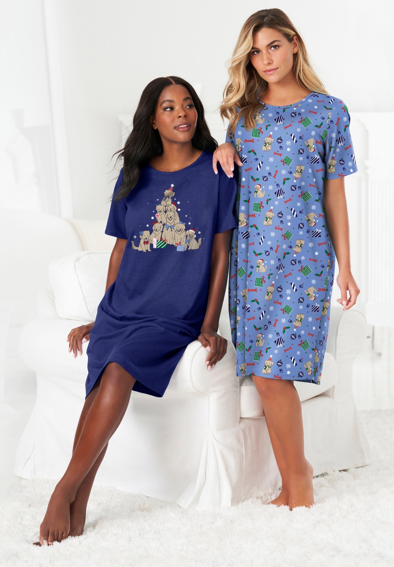 2-Pack Short-Sleeve Sleepshirt image number 4