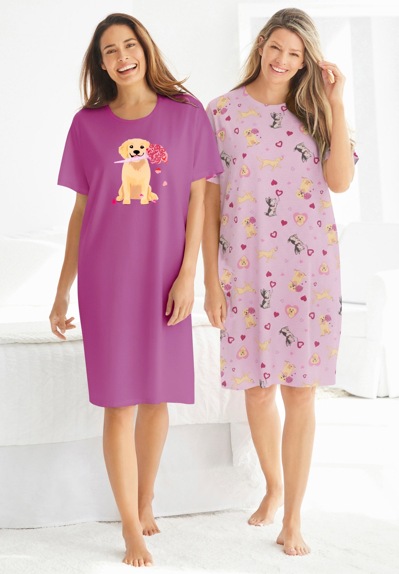 2-Pack Short-Sleeve Sleepshirt image number 5