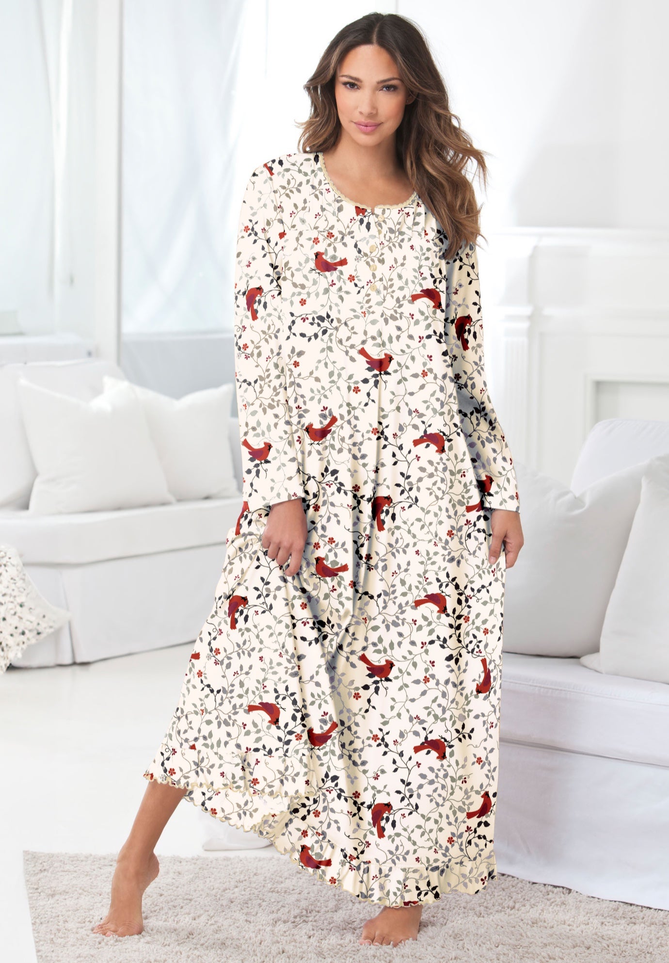 Long-Sleeve Gown image number 7