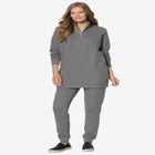 2-piece fleece sweatshirt set image number 0