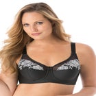 Elila® Embroidered Microfiber Underwire Bra 2401 image number null