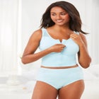 Comfort Choice&reg; Longline Zip-Front Posture Bra image number null