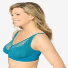 Jacquard Polka Dot Wire Free Bra image number null