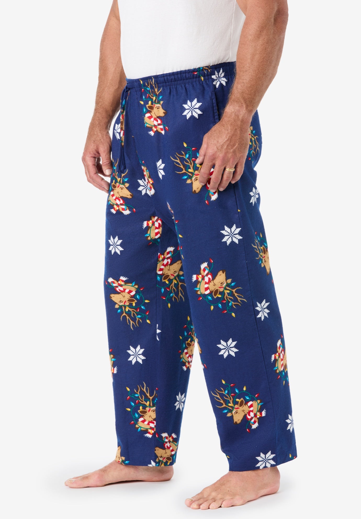 Novelty Print Flannel Pajama pants image number 2