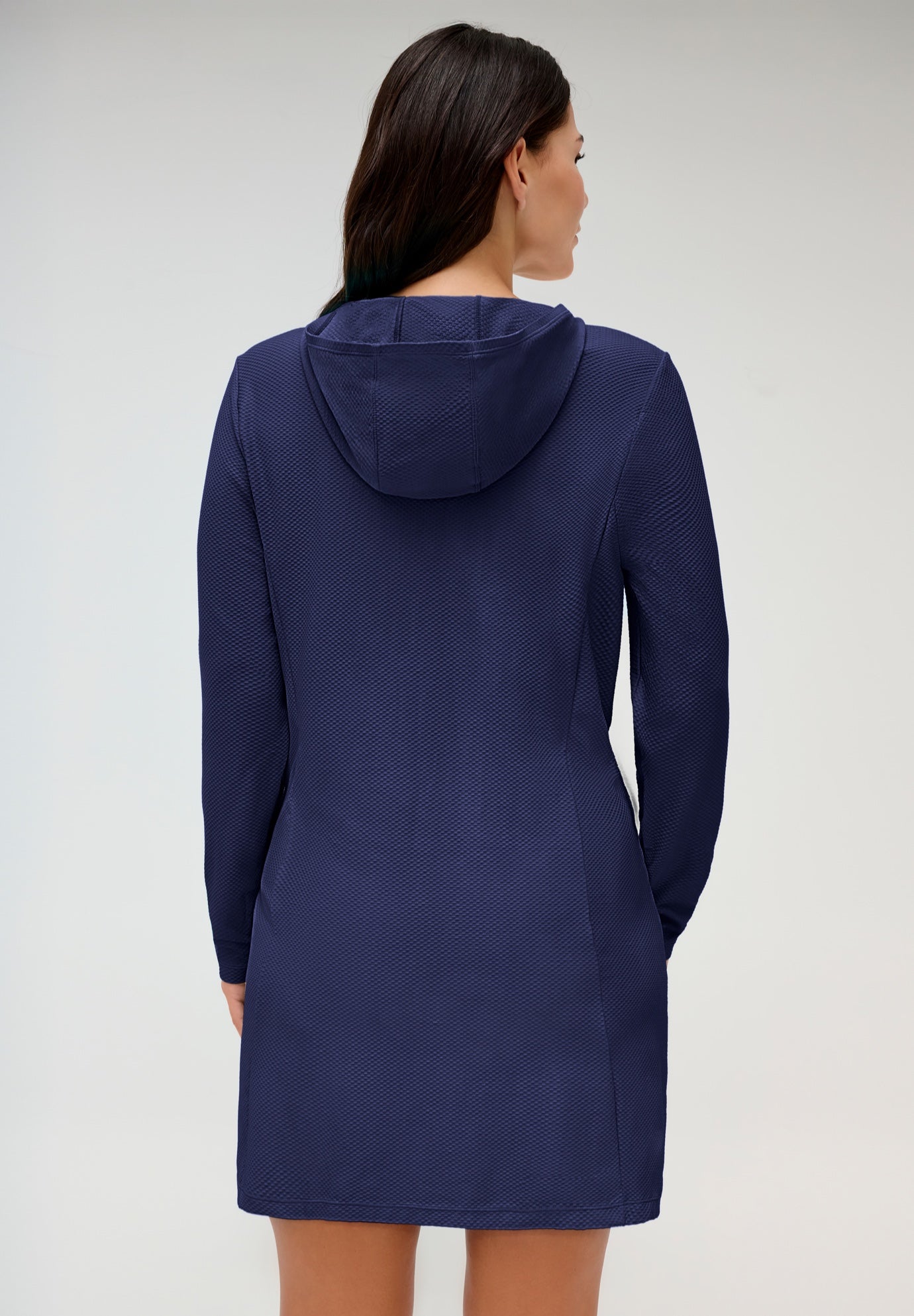 Chlorine Resistant Quick-Dry Hoodie Zip Front Cover Up image number 1