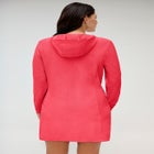 Chlorine Resistant Quick-Dry Hoodie Zip Front Cover Up image number 1