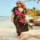  Open Front Tie-Waist Maxi Cover Up image number 3