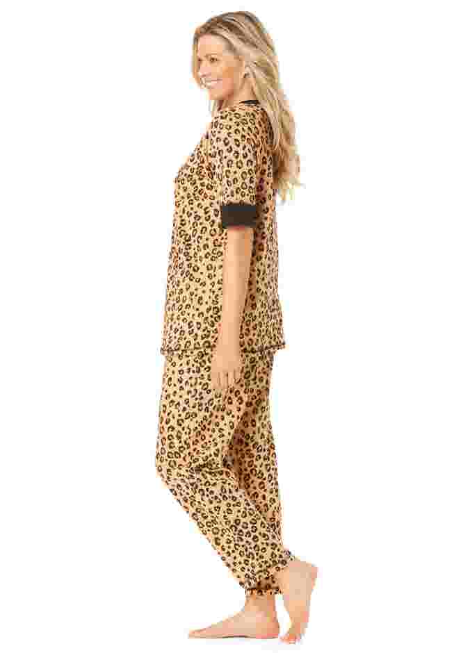 Printed Henley PJ Set image number 3