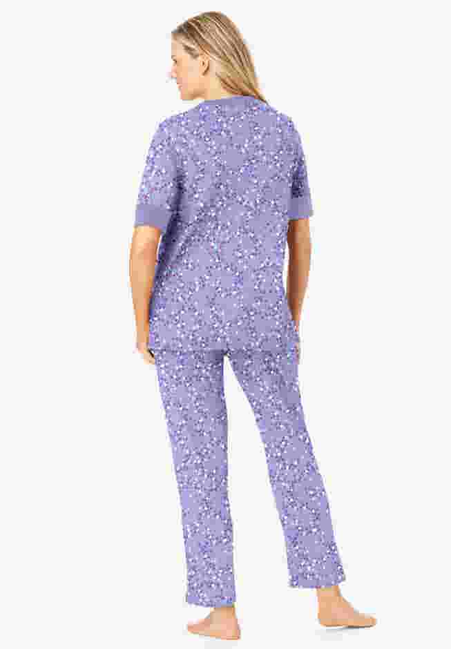 Printed Henley PJ Set image number 1