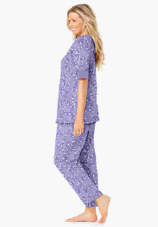 Printed Henley PJ Set image number 2