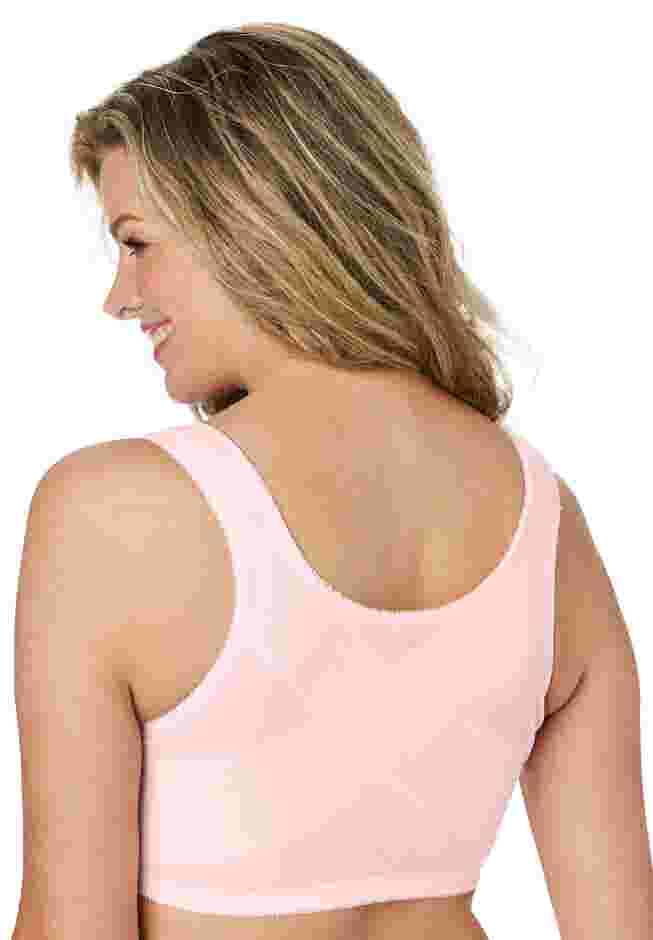 Front-Close Cotton Wireless Posture Bra image number 1