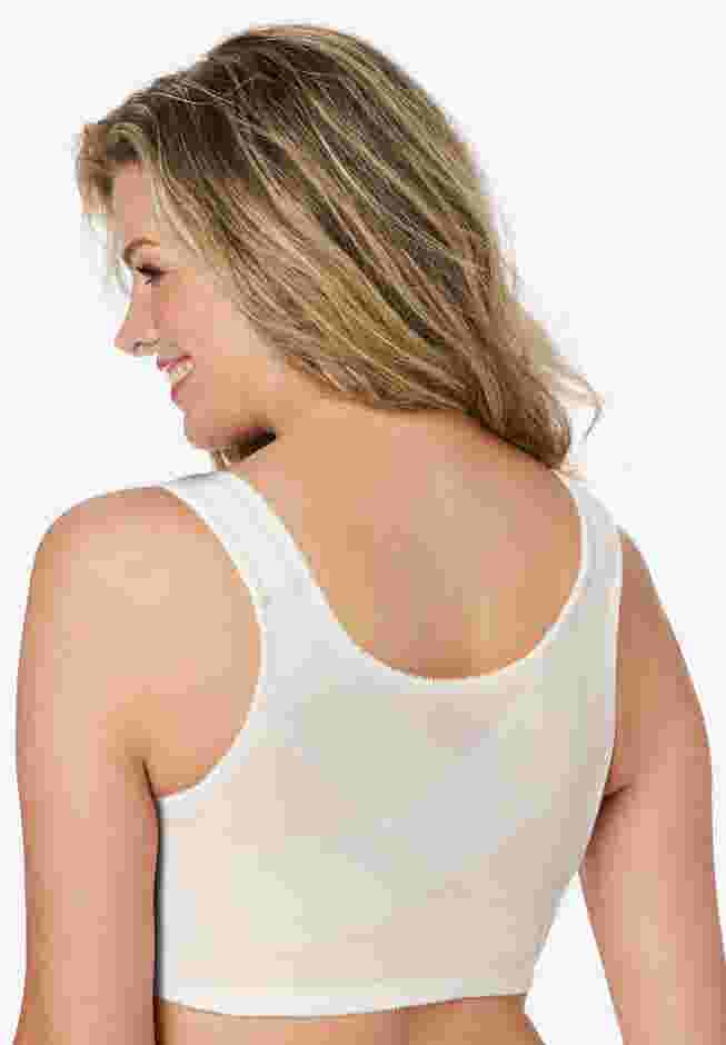 Front-Close Cotton Wireless Posture Bra image number 1